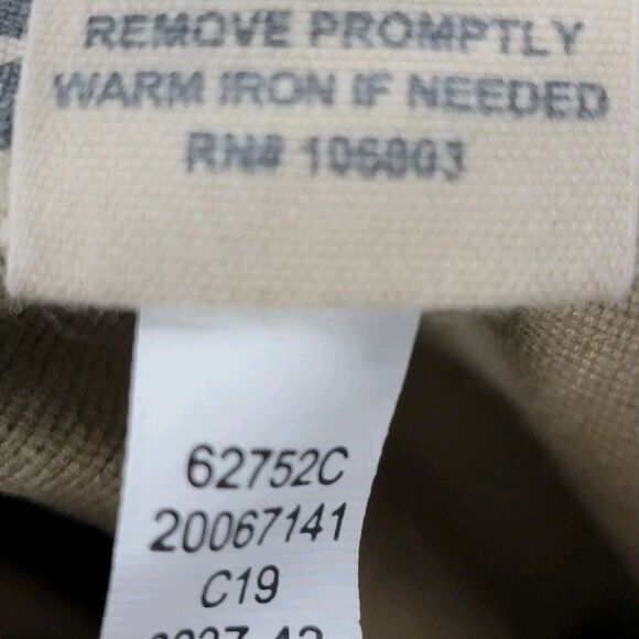 Duluth Trading Co Men's 43x30* Desert Khaki Flex Fire Hose Relaxed Fit 5-Pocket - Picture 3 of 10